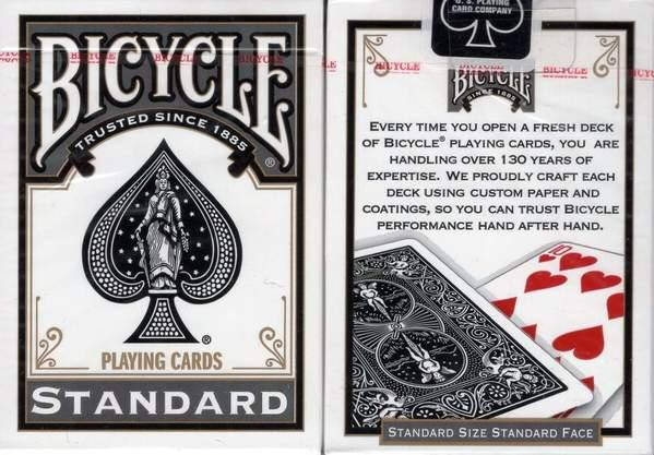 

Игральные карты для покера Bicycle Standard | оригинальные карты производство США серая