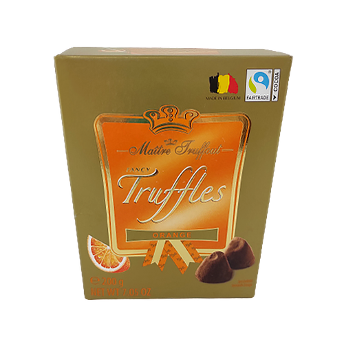 

Цукерки трюфелі Маітре апельсин Maitre Fruffaut orange 200g 15шт/ящ (Код : 00-00003542)