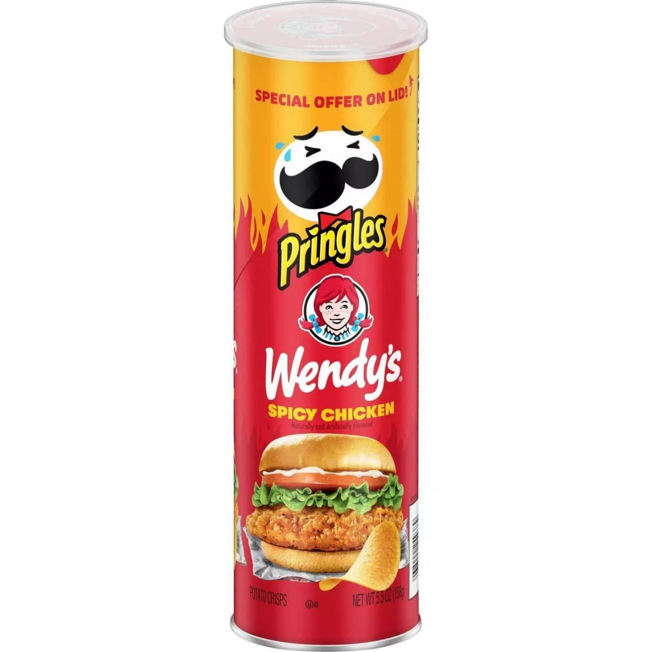 

Чипсы Pringles Wendy's Spicy Chicken 158g (Примята упаковка))