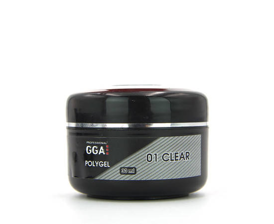 

Полигель для наращивания ногтей GGA Professional Polygel 30 мл, № 01 Clear