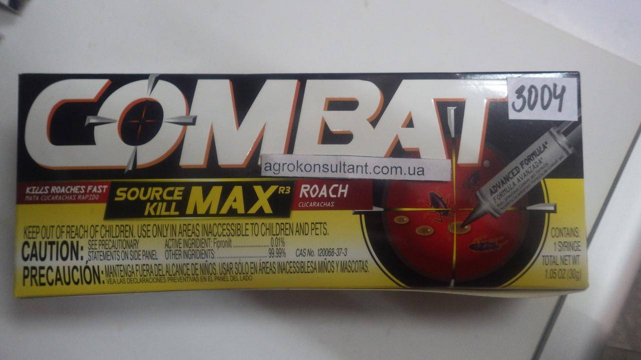 

Інсектицид Combat / Комбат шприц-гель (30 мл) - засіб від тарганів і мурашок