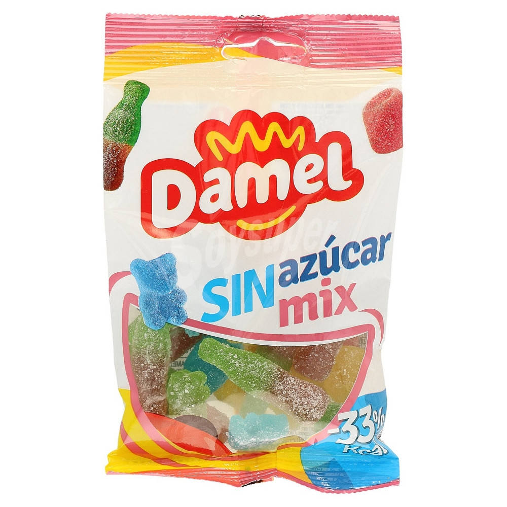 

Желейные конфеты без глютена и без сахара Микс Damel 100 г