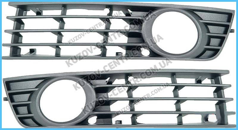 

Решетка в бампер передний правая на Audi A4,Ауди 01-04