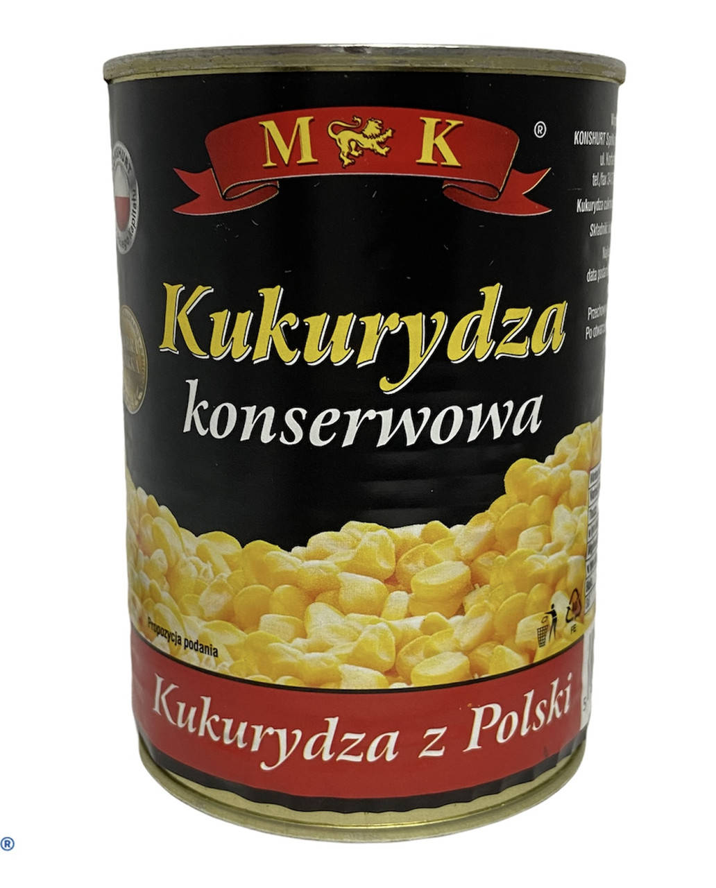 

Кукурудза консервована солодка M&K 400 г 5902693181064