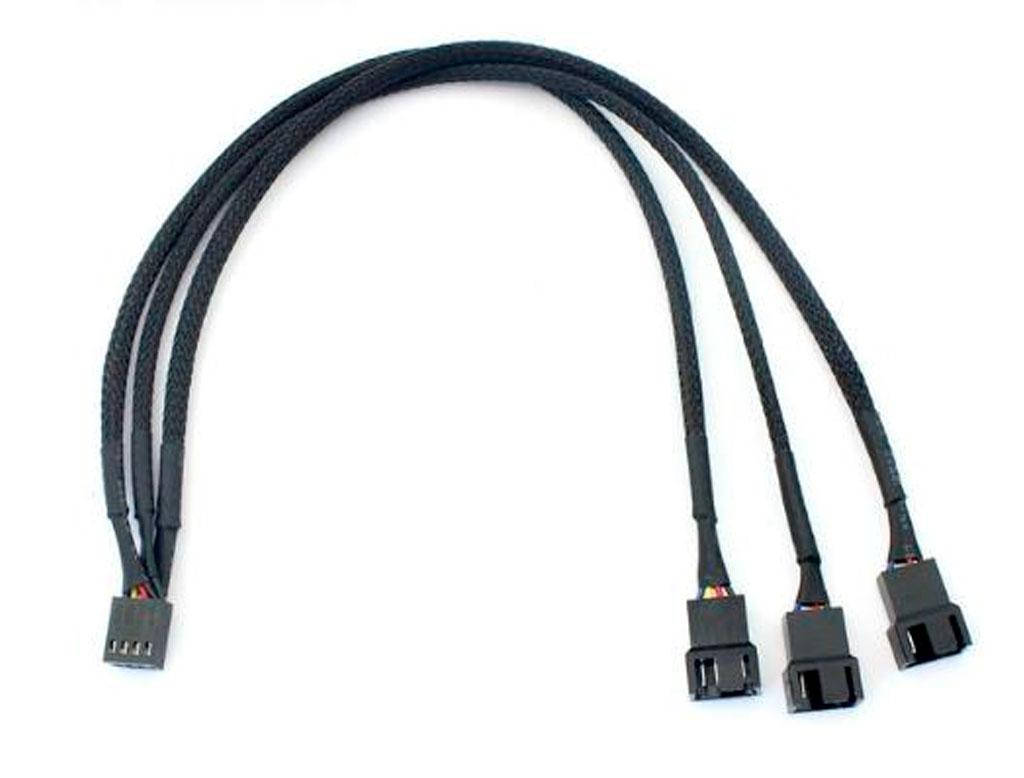 

Разветвитель питания для кулеров 3 x 3pin/4pin PWM