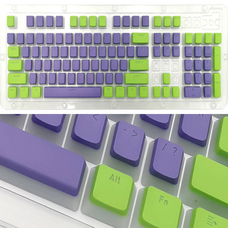 

Пудинг кейкапы для механических клавиатур пуддинг Cherry MX Pudding puding keycaps клавиши кнопки (8 цветов) Микс из 2-х цветов