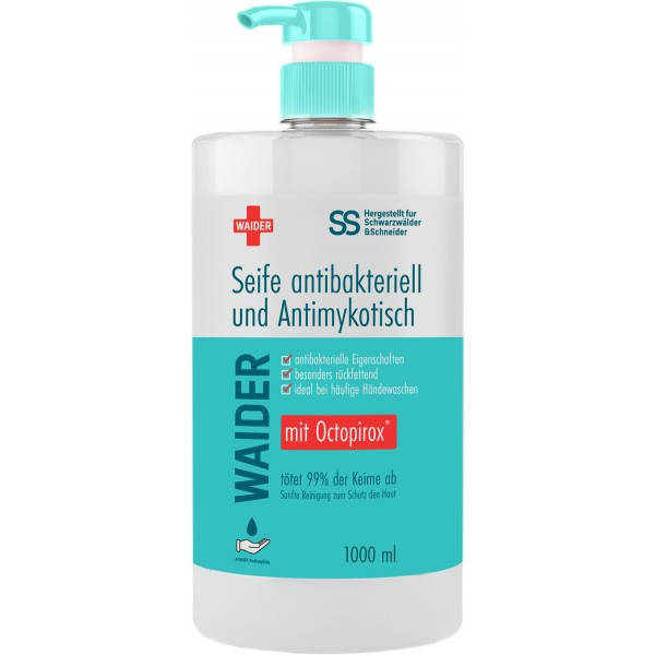 

Антибактериальное мыло Waider Противогрибковое для тела и рук, 1 л