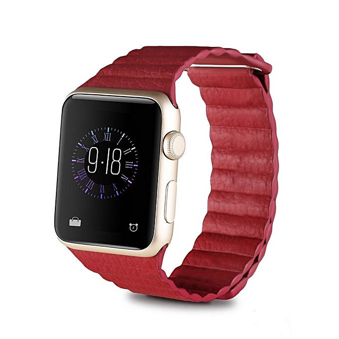 

Ремешок Leather Loop Slim для Apple Watch 38 / 40 / 41 mm (red)