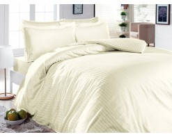 

Комплект постельного белья First Choice Satin Lines Style Krem сатин 220-200 см кремовый