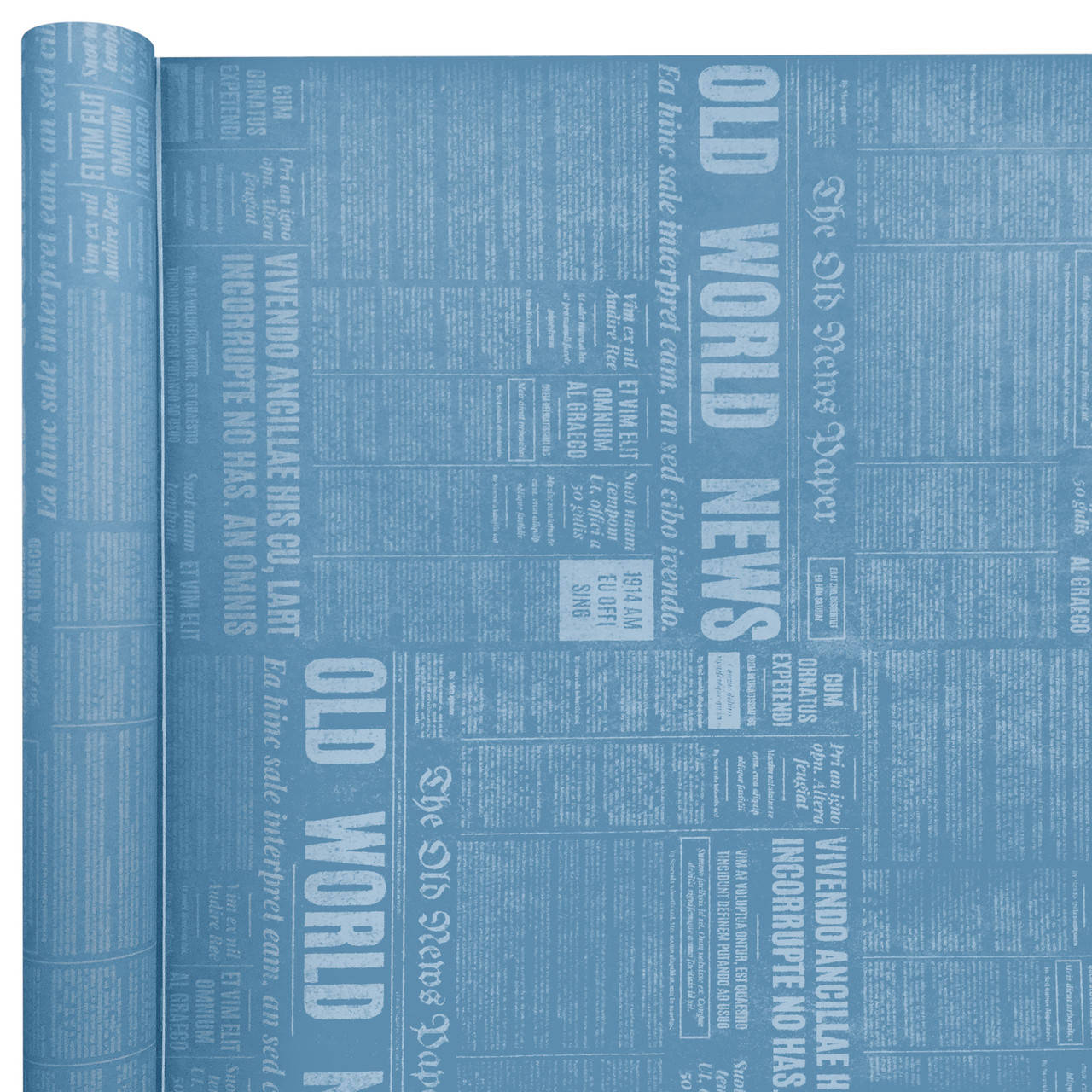 

Подарочная бумага "Газета" белое на сером (566) двухсторонняя