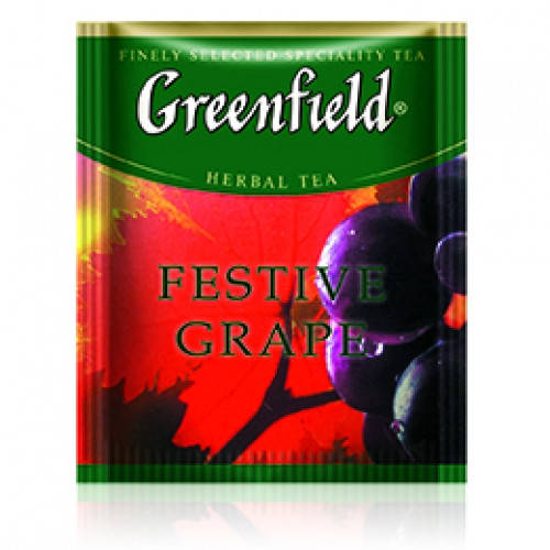 

Чай травяной с яблоком и виноградом Greenfield Festive Grape 100 пак. м/у HoReCa