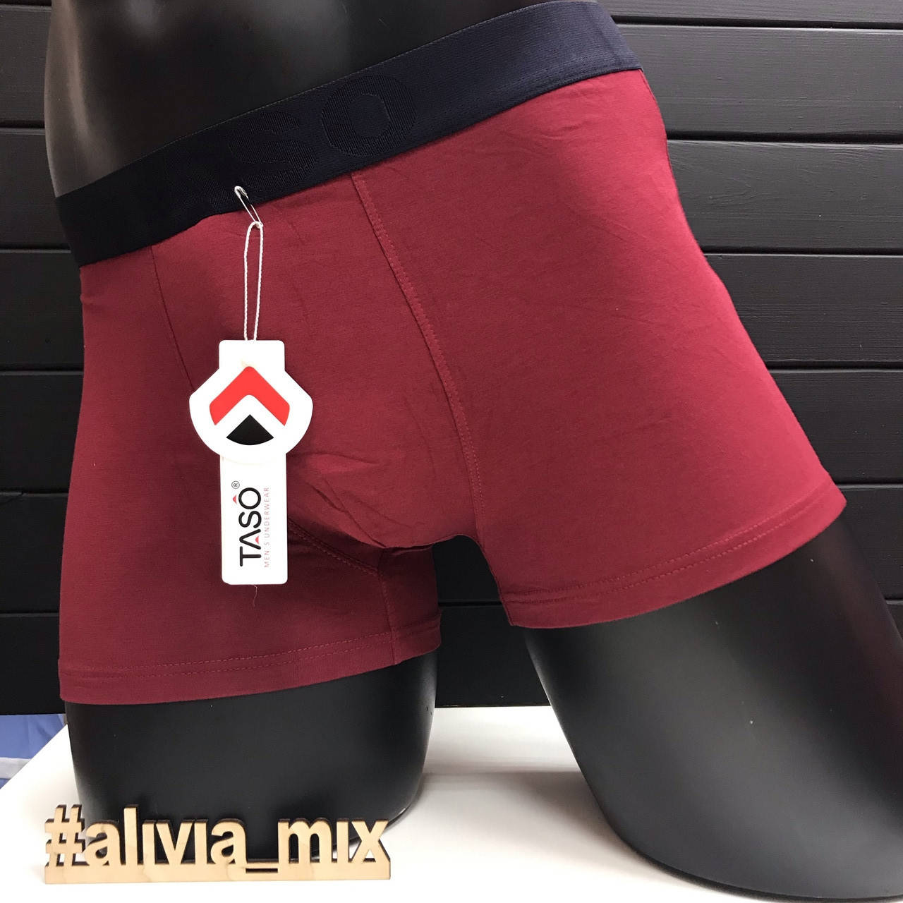 

TASO боксеры классика на спортивной/широкой резинке 2XL, бордовый
