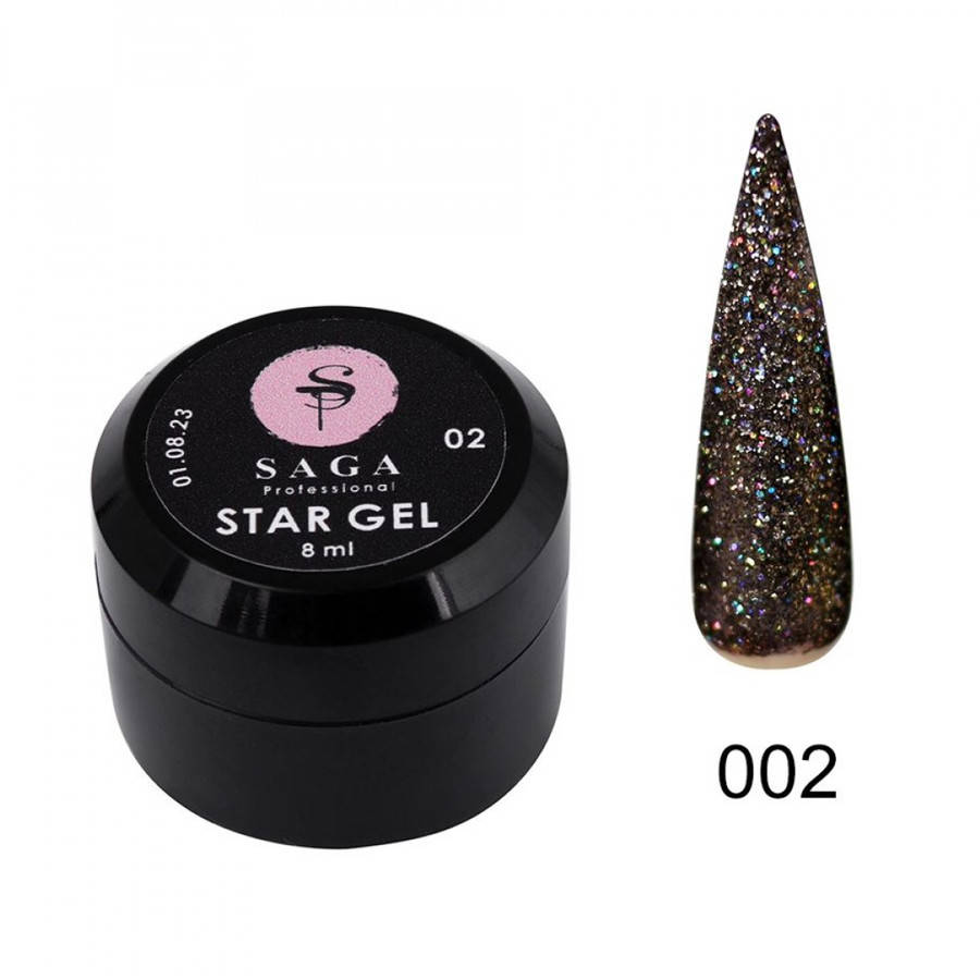 

Гель для дизайна Saga Professional Star Gel 02, 8 мл