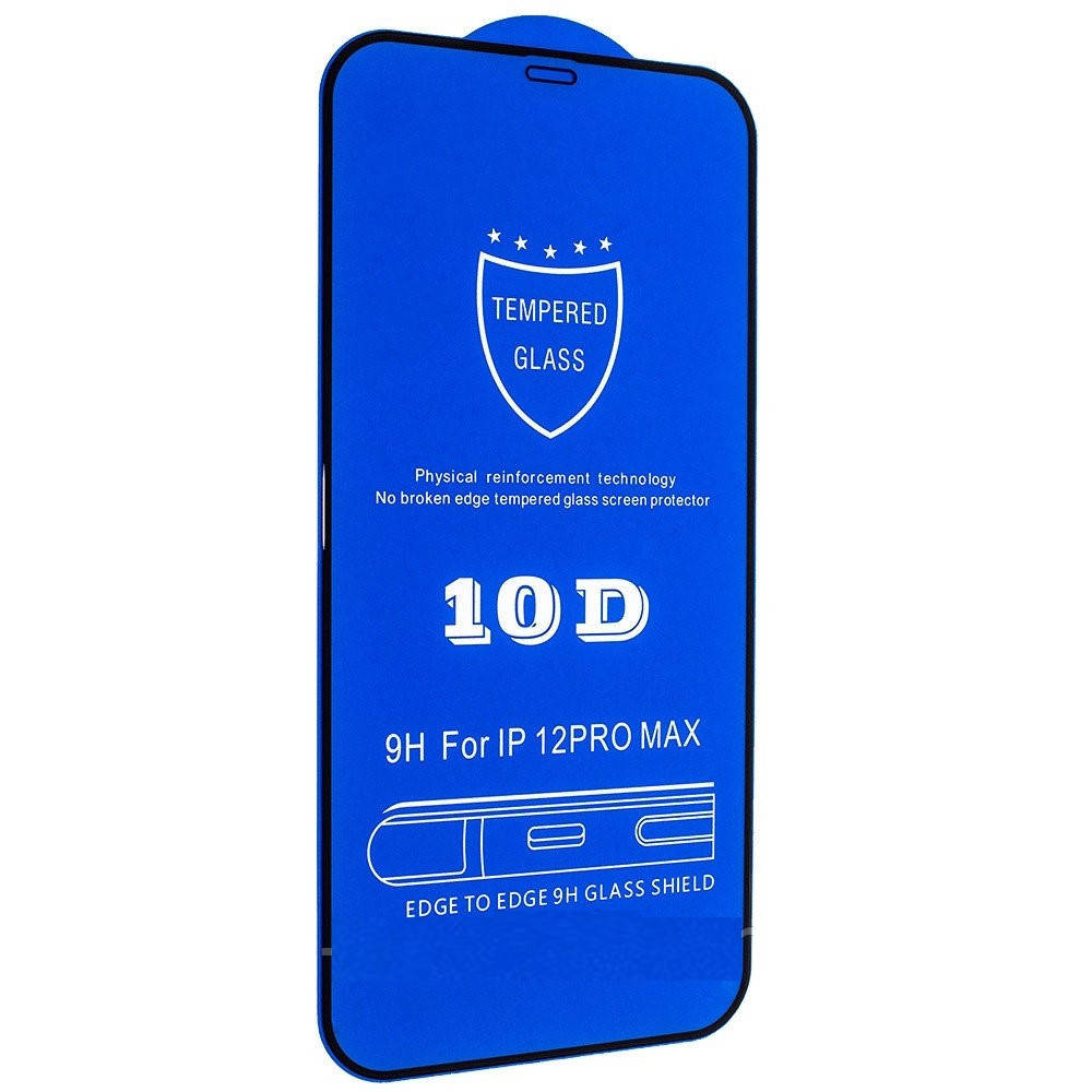 

Защитное стекло 10D iPhone 13 Pro Max черное, Черный