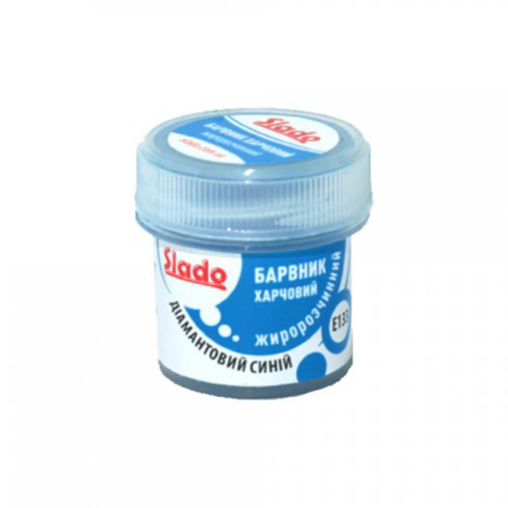 

Краситель жирорастворимый "SLADO" (5 г), "Диамантовый" синий
