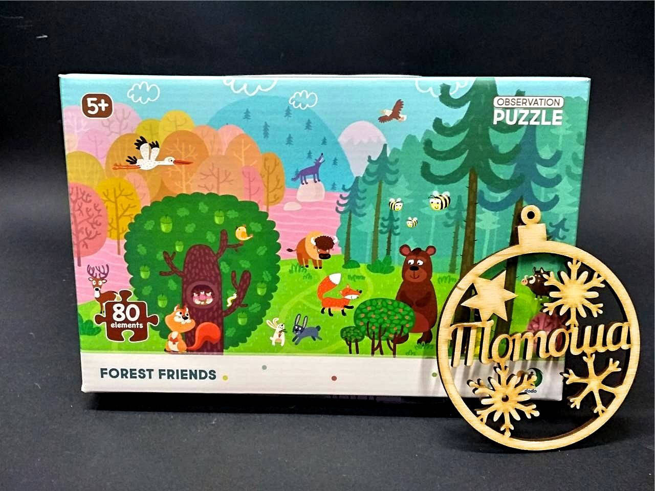 

Картонные пазлы Лесные друзья / Лесная жизнь (80 дет.), Додо / Dodo