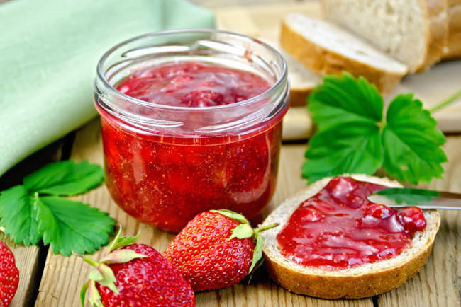 

Наполнитель гелевый термостабильный со вкусом клубники, ведёрко 1 кг
