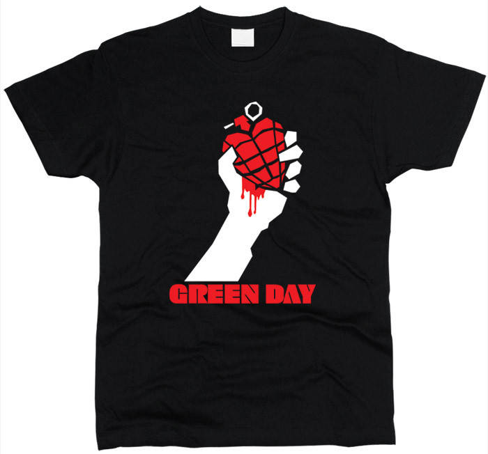 

Green Day 02 Футболка мужская Черный, M