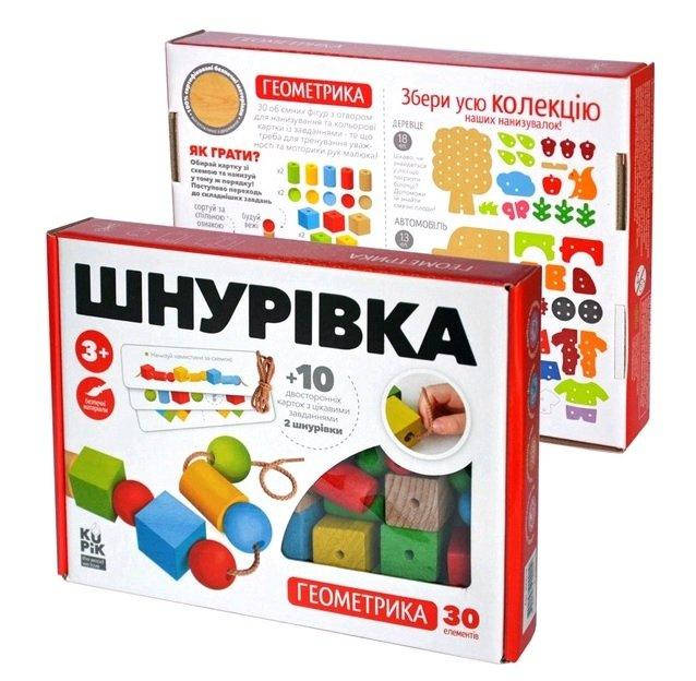 

Шнуровка "Геометрика" от Игротека. 900019