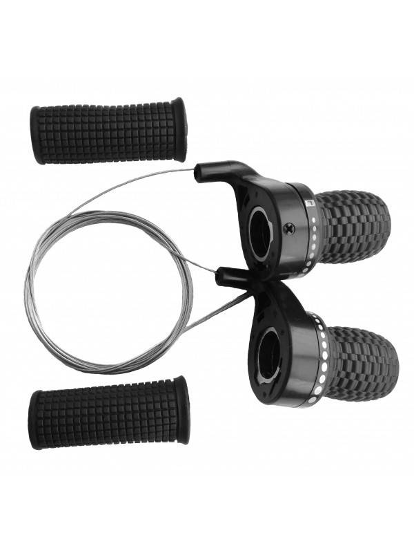 

Ревошифт 3*7 скоростей KDSG-02A черный с тросиками и грипсами