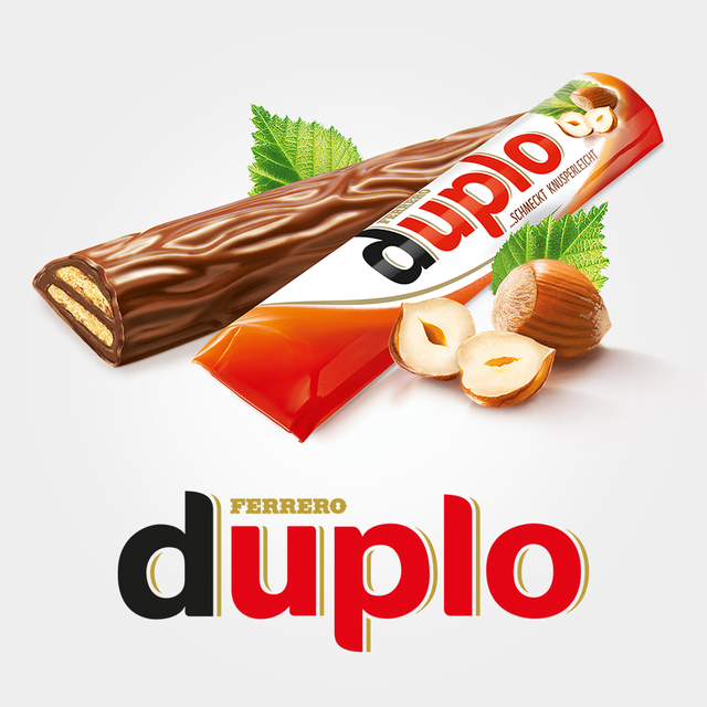 

Шоколадный батончик с шоколадно - ореховой начинкой Ferrero Duplo 18.2г Германия