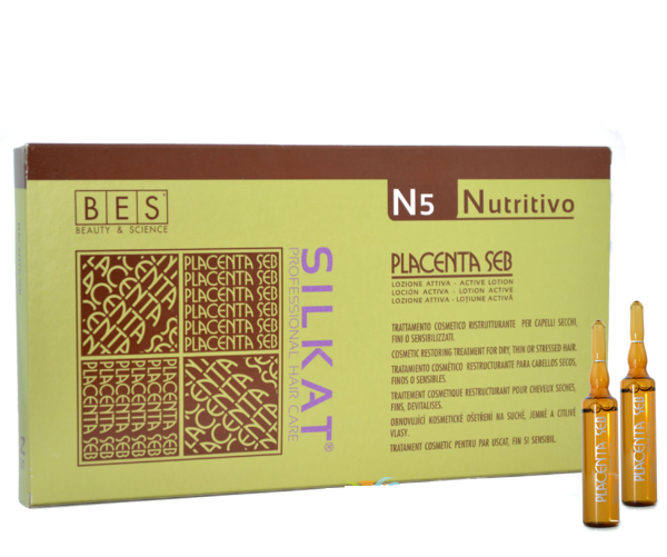 

Активный восстанавливающий лосьон BES Placenta SEB 12*10 мл