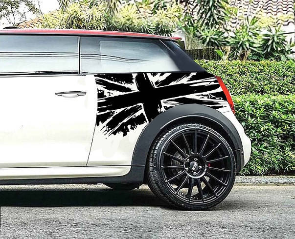 

Наклейка полосы на крыло мини купер 3D TUNING STUDIO Флаг 980х507х0.060мм, Черный