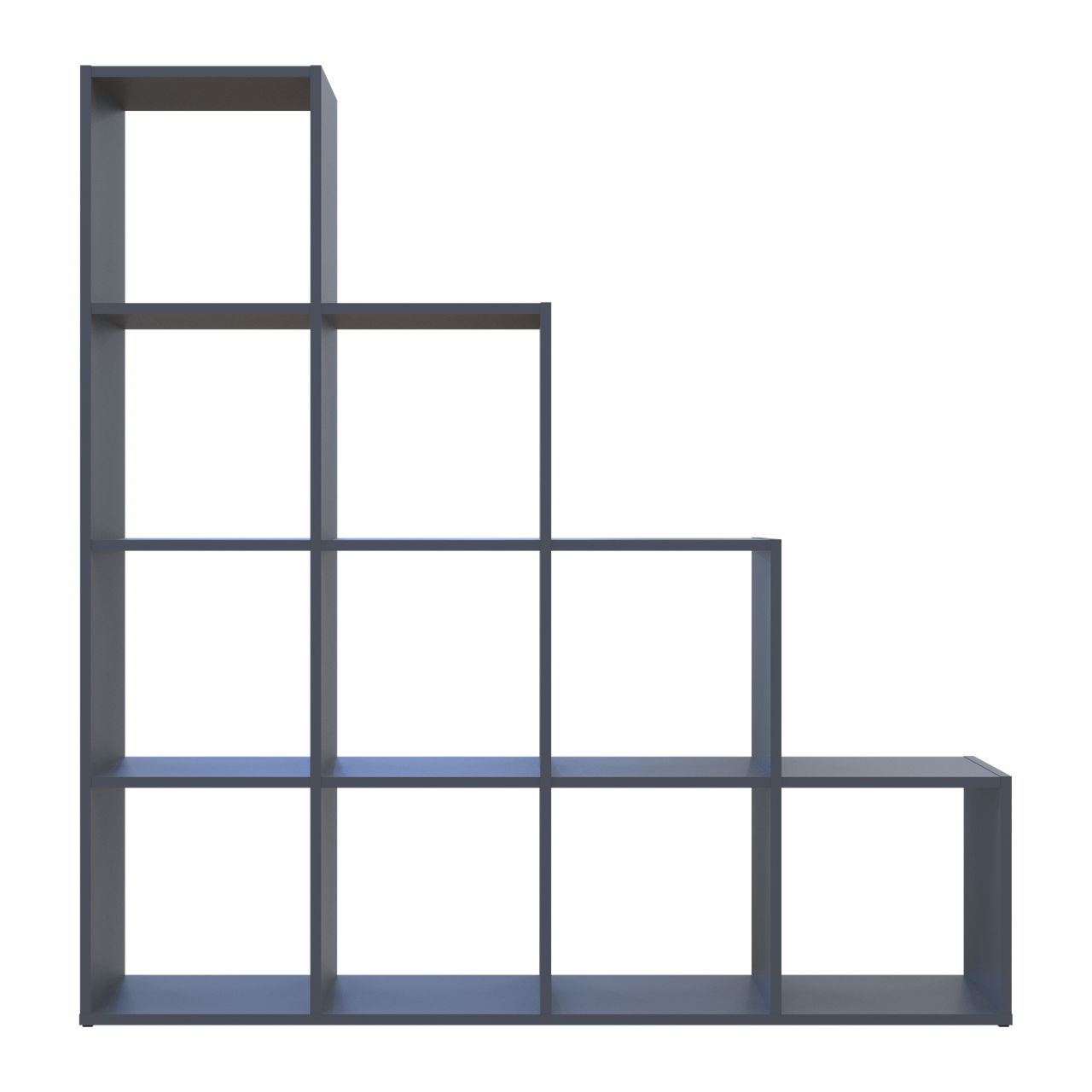 Стелаж Doros Степ 4х4 Графіт відкритий 136.2х28.8х140.7 (41516167) 5