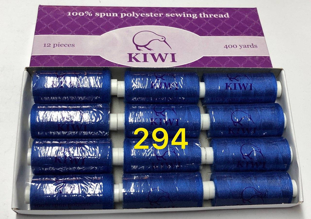 

Швейные нитки 40/2 294тон полиэстер Kiwi Киви 400ярдов