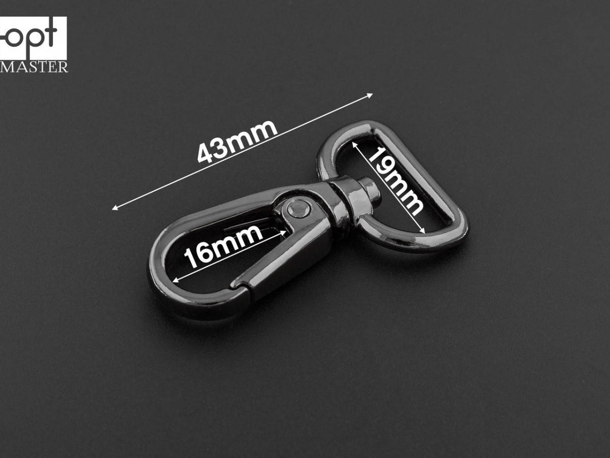 

Карабин 19мм 65-137 Темный никель