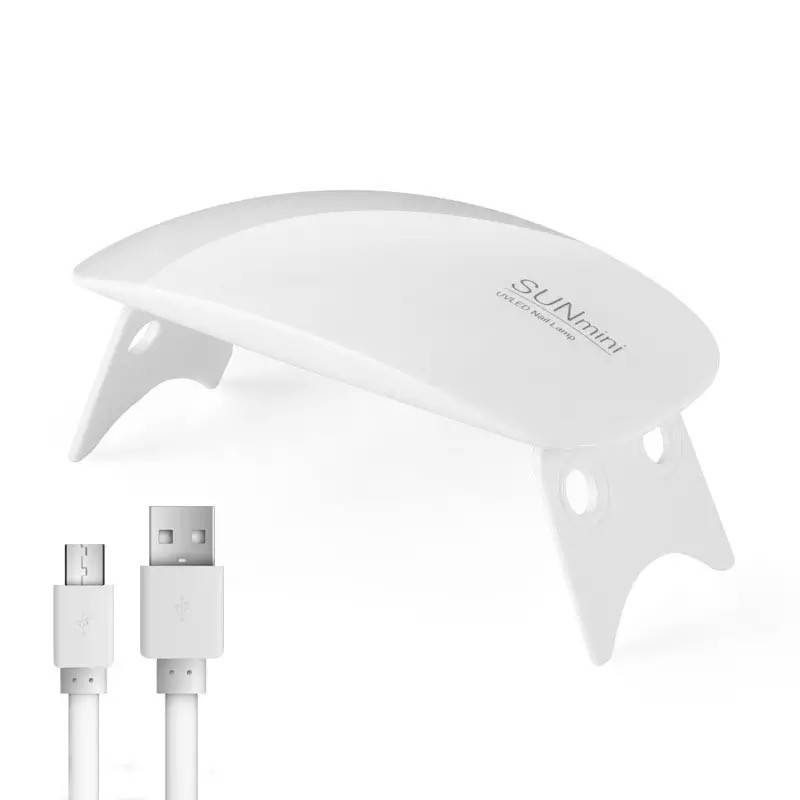 

Универсальная USB мини лампа SunMini для сушки ногтей, 6 Вт., Белый