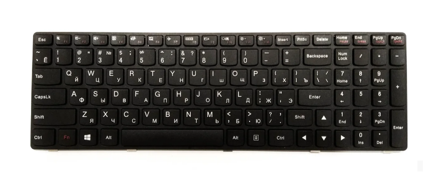 

Клавиатура для ноутбука Lenovo IdeaPad G500, G505, G510, Черный