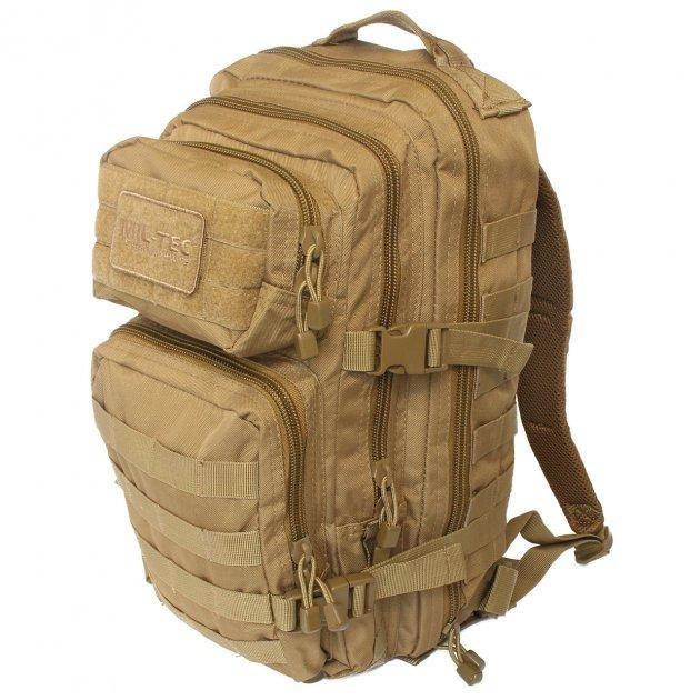 

Рюкзак Mil-Tec тактический, 36л молли BACKPACK US ASSAULT LARGE (Размер В51 х Ш29 х Г28 см), Коричневый