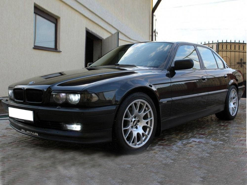 

Реснички на фары BMW 7 E38 1994-2002 "Короткие" стеклопластик (под покраску) Orticar, Черный