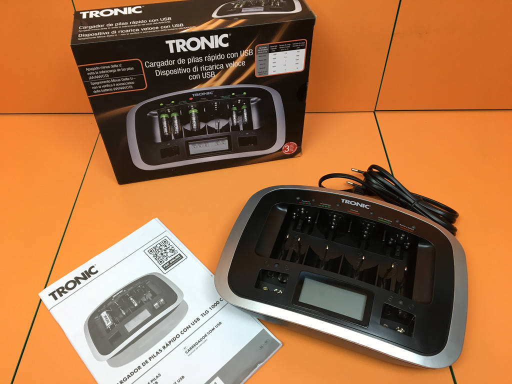 

Зарядний пристрій для акумуляторів (Ni-MH/Ni-Cd) 6+2слоти та USB порт TLG 1000 C5 "Tronic" 6985.