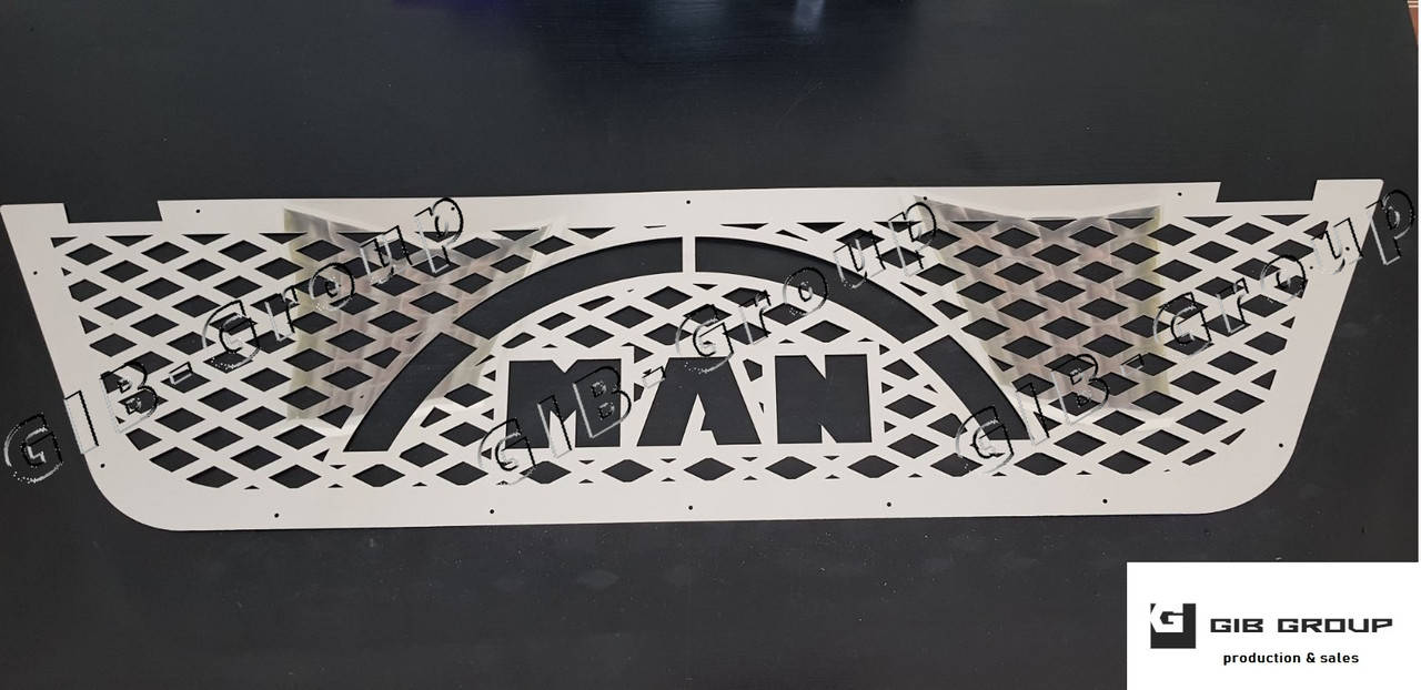 

Хром накладка на решетку Man Tgx (2007-2020) нижняя