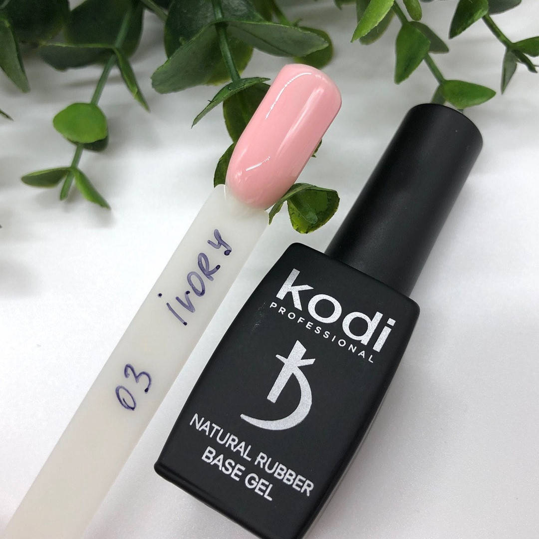 

Кавер база Kodi для гель-лака Natural Rubber Base №03, 12мл
