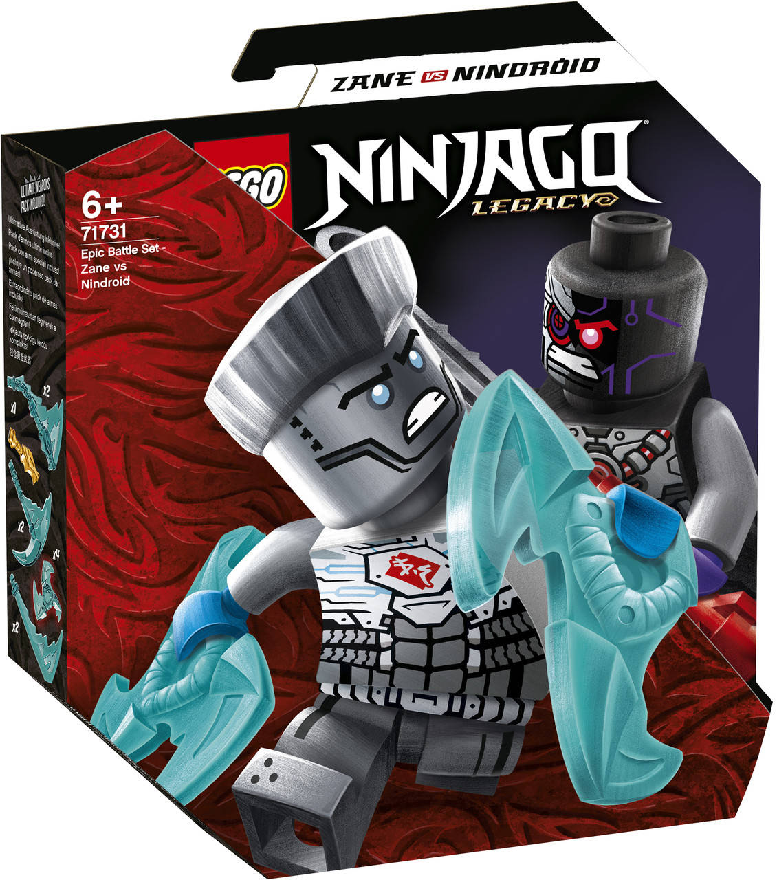 

LEGO ЛЕГО Ninjago Легендарные битвы: Зейн против Ниндроида 71731, Белый