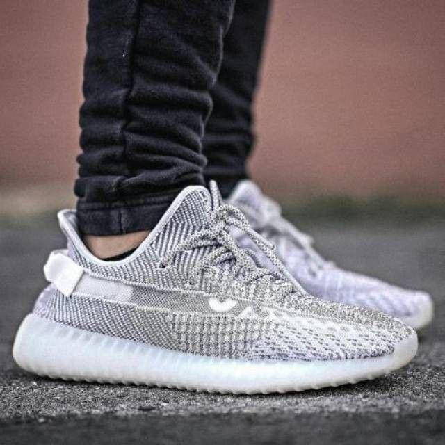 

Кроссовки мужские Yeezy Boost 350 Static Адидас изи 350 серые 42, Серый