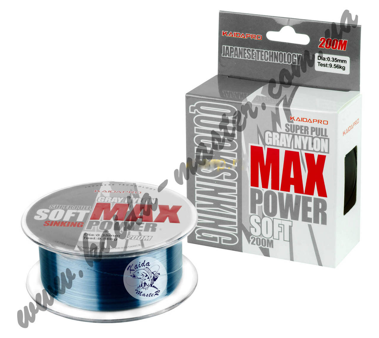 

Леска KAIDA MAX POWER 100 м, NL208-16 0.3, Серый
