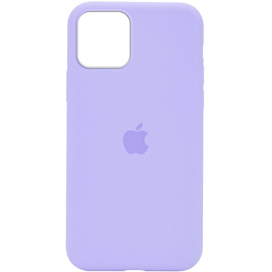 

Силиконовый Чехол на iPhone 13 6.1" с закрытым низом Silicone Case 100% Сиреневый