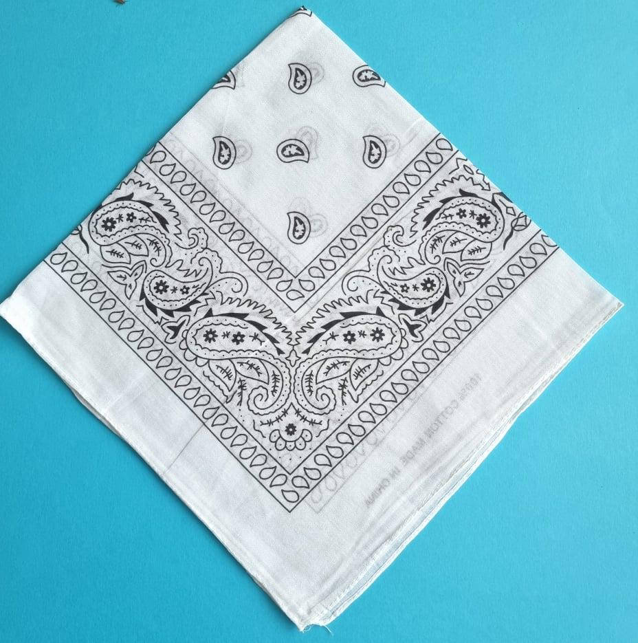 

Бандана класика, Белый