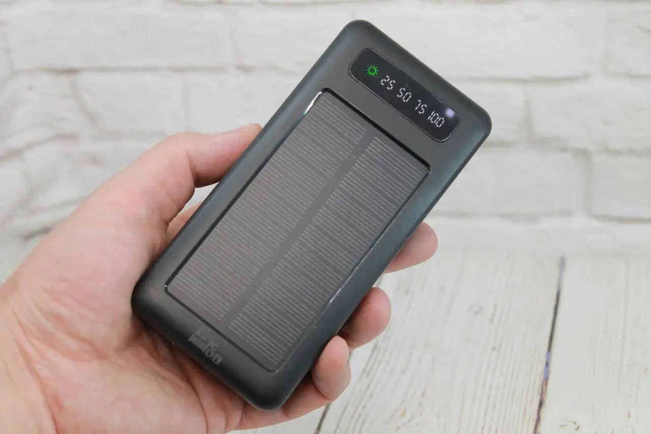

Power Bank Paleon PLO-SP20G 20000mAh повер банк с солнечной панелью