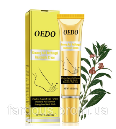 

Травяной противогрибковый крем для лечения ногтей OEDO 15 мг