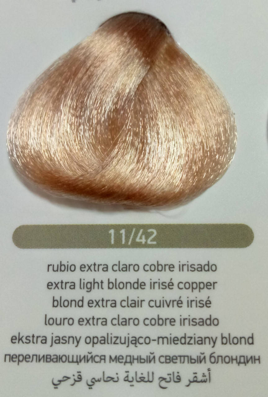 

Крем-краска для волос Erayba Equilibrium Hair Color Cream 120 мл 11/42, переливающийся медный светлый блондин