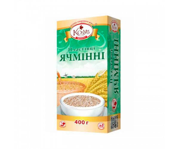 

Хлопья ячменные мгновенного приготовления Козуб Продукт 400г