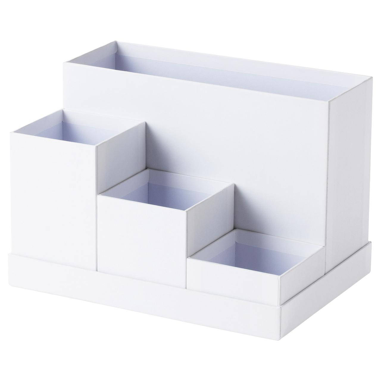 

Подставка для канцелярских принадлежностей IKEA TJENA 18x17 см белая 603.954.52