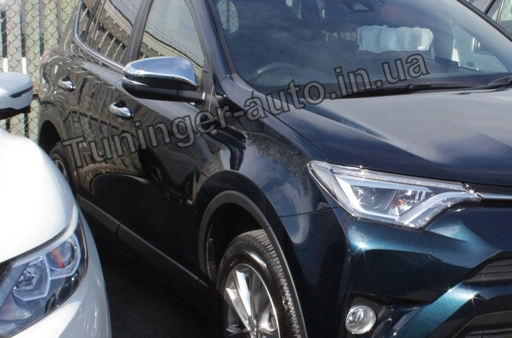 

Хром накладки на зеркала Toyota Rav 4 2013-2018 (Autoclover/D847)