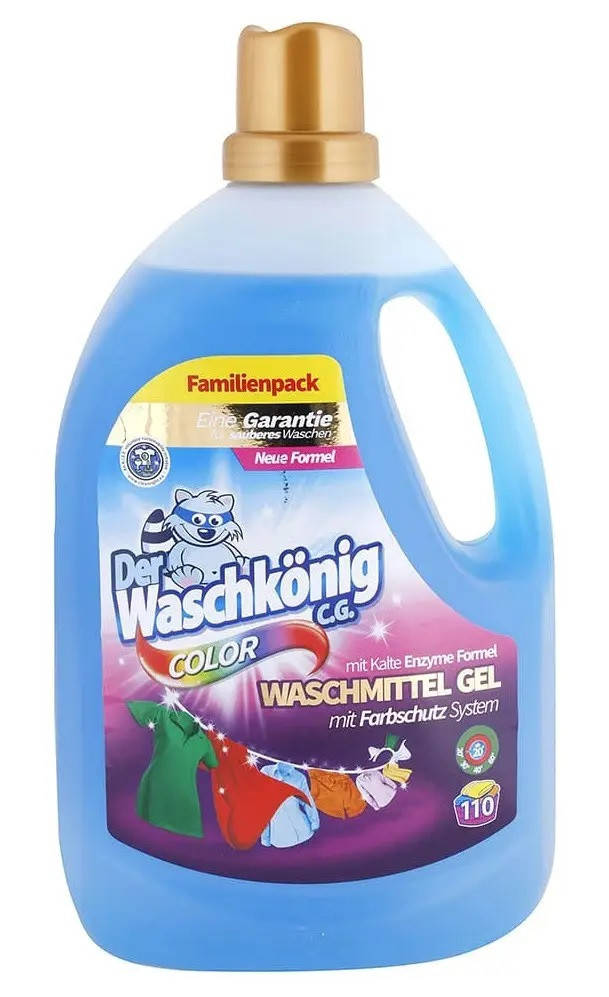 

Гель для стирки цветных тканей Der Waschkonig Color 3305мл