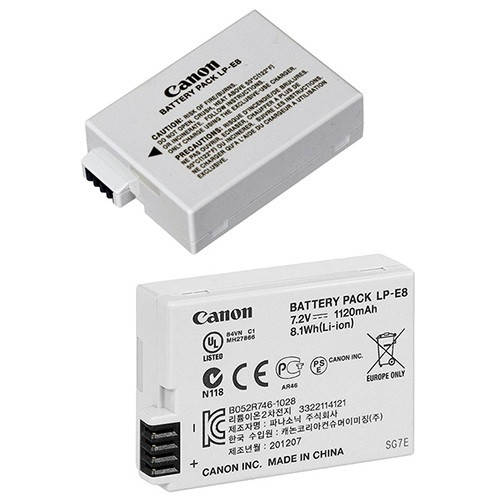 

Аккумулятор Canon EOS600D / 650D / X6 / X5 / 550D / 700D SLR / LP-E8 Original